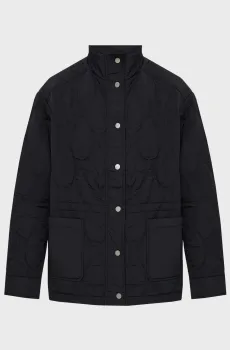 Женская черная куртка Черный L Guess W6YL11.W2880;JBLK