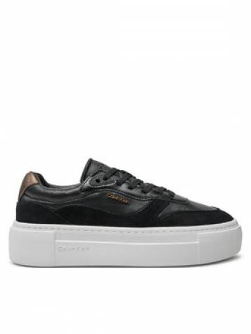 Calvin Klein Снікерcи Ff Cupsole Lace Up W/Ml Mix M HW0HW02125 Чорний Calvin Klein Снікерcи Ff Cupsole Lace Up W/Ml Mix M HW0HW02125 Чорний
