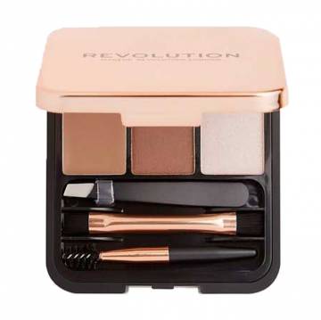 Набор для макияжа бровей Makeup Revolution Brow Sculpt Kit, Brown, 2.2 г Набор для макияжа бровей Makeup Revolution Brow Sculpt Kit, Brown, 2.2 г