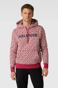 Мужское худи с узором AOP MONOGRAM Разноцветный M Tommy Hilfiger MW0MW34186