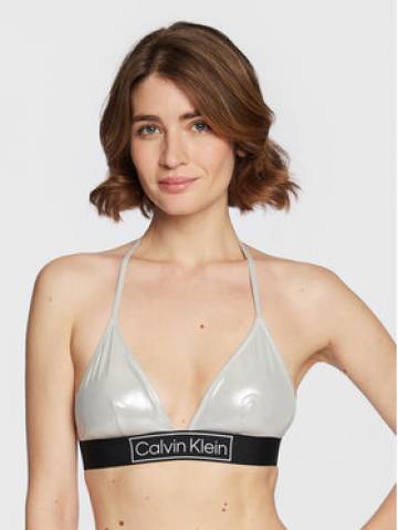 Calvin Klein Swimwear Верх від купальника KW0KW01943 Срібний Calvin Klein Swimwear Верх від купальника KW0KW01943 Срібний