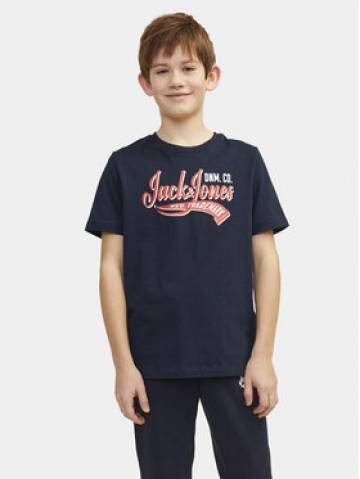 Jack&Jones Junior Футболка 12257379 Cиній Standard Fit Jack&Jones Junior Футболка 12257379 Cиній Standard Fit