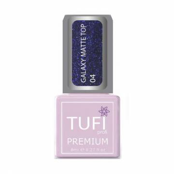 Топ для гель-лака Tufi profi Premium Galaxy Matte Top 04 Дева, 8 мл Топ для гель-лака Tufi profi Premium Galaxy Matte Top 04 Дева, 8 мл