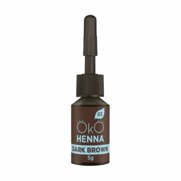 Хна для бровей OkO Lash & Brow Henna Power Powder 03 Dark Brown, 5 г Хна для бровей OkO Lash & Brow Henna Power Powder 03 Dark Brown, 5 г