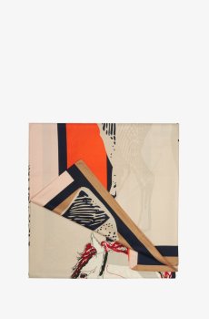 Хустинка з принтом помаранчева Estro ER00110339