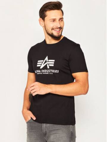 Alpha Industries Футболка Basic T-Shirt 100501 Чорний Regular Fit Alpha Industries Футболка Basic T-Shirt 100501 Чорний Regular Fit