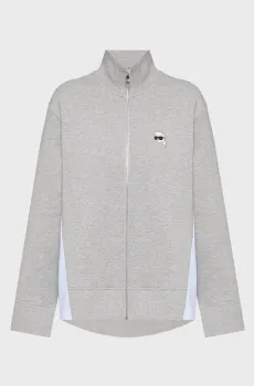 Женская светло-серая спортивная кофта Серый XS Karl Lagerfeld A3W20054