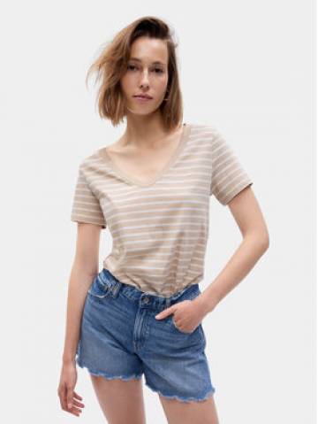 Gap Футболка 740140-58 Бежевий Regular Fit Gap Футболка 740140-58 Бежевий Regular Fit