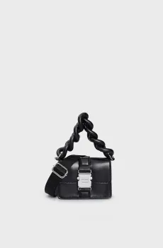 Женская черная сумка ITEM MINI CHAIN CROSSOVER Черный ONESIZE Tommy Jeans AW0AW14066