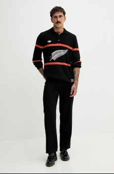 Свитер с примесью шерсти adidas Originals All Black