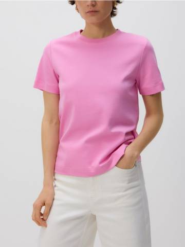 Reserved - Футболка regular fit з мерсеризованої бавовни - пастельний рожевий - 2292T-03X Reserved - Футболка regular fit з мерсеризованої бавовни - пастельний рожевий - 2292T-03X