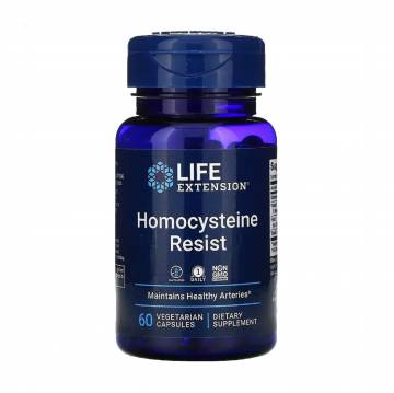 Резистентность гомоцистеина Life Extension Homocysteine Resist, 60 капсул Резистентность гомоцистеина Life Extension Homocysteine Resist, 60 капсул