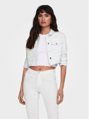 ONLY Джинсова куртка Wonder 15256098 Білий Regular Fit ONLY Джинсова куртка Wonder 15256098 Білий Regular Fit