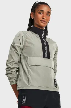 Женский оливковый анорак UA Run Everywhere Layer Оливковый XS Under Armour 1379354-504