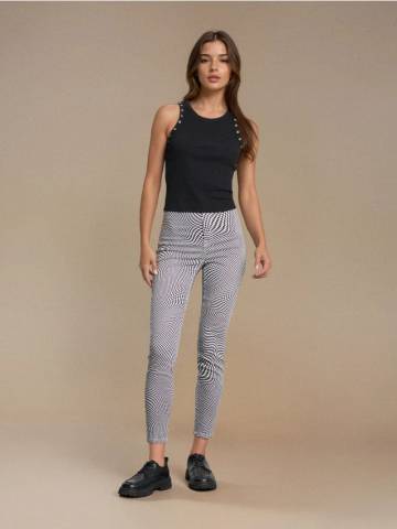 Джинси high waist skinny - чорний