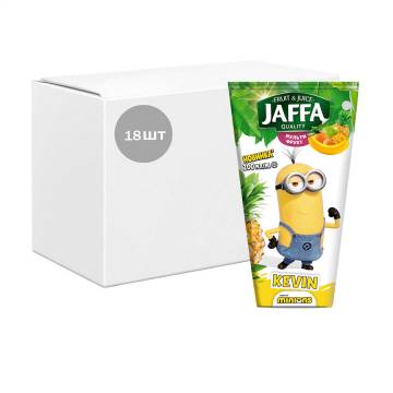 Детский сок JAFFA Minions Kevin Мультифрукт, 18*200 мл Детский сок JAFFA Minions Kevin Мультифрукт, 18*200 мл