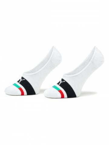 Puma Набір 2 пар низьких дитячих шкарпеток Kids Seasonal Footie 2P 938009 Білий Puma Набір 2 пар низьких дитячих шкарпеток Kids Seasonal Footie 2P 938009 Білий