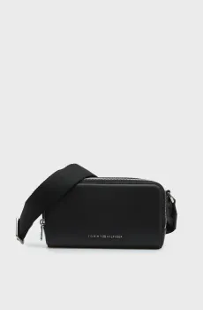 Мужская черная кожаная сумка BUSINESS Черный ONESIZE Tommy Hilfiger AM0AM14164