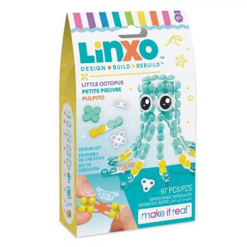 Набір для виготовлення брелоків Make it Real Linxo Звірята Восьминіг (MR6101/4) Набір для виготовлення брелоків Make it Real Linxo Звірята Восьминіг (MR6101/4)