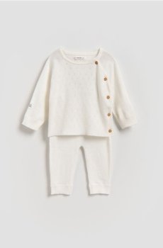 Reserved - Бавовняний комплект - кремовий - 315HV-01X