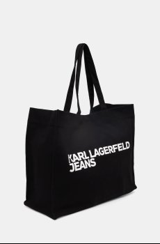 Хлопковая сумка Karl Lagerfeld Jeans