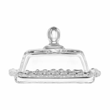 Масленка Ardesto с крышкой, стеклянная, 11*7 см (AR2601BD) Масленка Ardesto с крышкой, стеклянная, 11*7 см (AR2601BD)