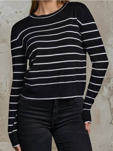 MEN`S SWEATER - чорний MEN`S SWEATER - чорний