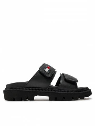 Tommy Jeans Шльопанці Tjw Puffed Sandal EN0EN02560 Чорний Tommy Jeans Шльопанці Tjw Puffed Sandal EN0EN02560 Чорний
