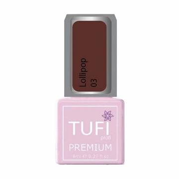 Гель-лак для ногтей Tufi profi Premium Lollipop 03 Тофи, 8 мл Гель-лак для ногтей Tufi profi Premium Lollipop 03 Тофи, 8 мл