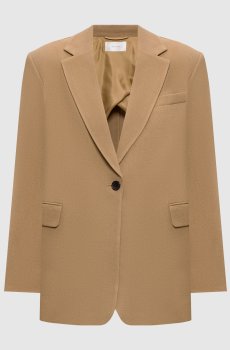 Коричневый жакет Ezri из шелка