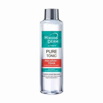 Лосьон-тоник для лица Hirudo Derm Oil Problem Pure Tonic для жирной и комбинированной кожи, 180 мл Лосьон-тоник для лица Hirudo Derm Oil Problem Pure Tonic для жирной и комбинированной кожи, 180 мл