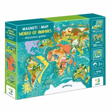 Магнітна мапа Dodo World of animals (200267) Магнітна мапа Dodo World of animals (200267)