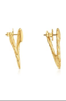 Серебряные серьги с позолотой Tous Miranda