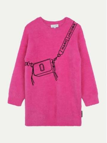 Marc Jacobs Трикотажна сукня W60386 D Рожевий Regular Fit Marc Jacobs Трикотажна сукня W60386 D Рожевий Regular Fit