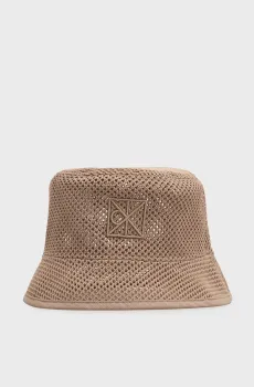 Женская коричневая панама SUMMER Коричневый ONESIZE Calvin Klein LV04F5071G