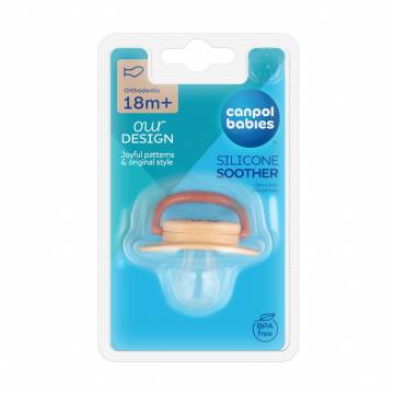 Пустышка анатомическая силиконовая Canpol Babies Toys розовая, от 1.5 года, 1 шт (23/258_pin2) Пустышка анатомическая силиконовая Canpol Babies Toys розовая, от 1.5 года, 1 шт (23/258_pin2)
