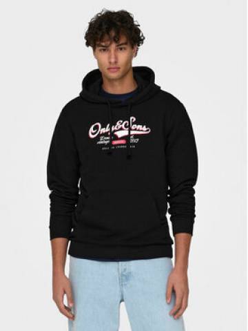 Only & Sons Світшот Lenny 22028594 Чорний Regular Fit Only & Sons Світшот Lenny 22028594 Чорний Regular Fit