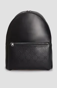 Мужской черный кожаный рюкзак Черный ONESIZE Karl Lagerfeld 511453.815901;990