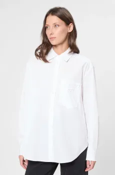 Женская белая рубашка Белый 32 HUGO 50548431;100