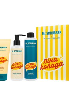 Подарочный набор для ухода за телом Mr.Scrubber Пинаколада, 3 предмета