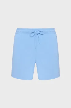 Мужские голубые плавательные шорты с узором MEDIUM DRAWSTRING Голубой S Tommy Hilfiger UM0UM03732