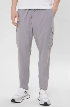 Мужские серые спортивные брюки Серый 54 BOSS 50508339;063