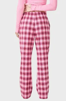 Женские розовые брюки в клетку LUANNA Розовый M Etam 6556042