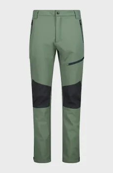 Мужские оливковые спортивные брюки PANT SOFTSHELL Оливковый 50 CMP 30A1477-F762