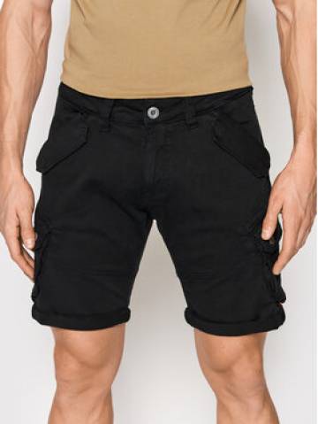 Alpha Industries Шорти з тканини Combat 116210 Чорний Regular Fit Alpha Industries Шорти з тканини Combat 116210 Чорний Regular Fit