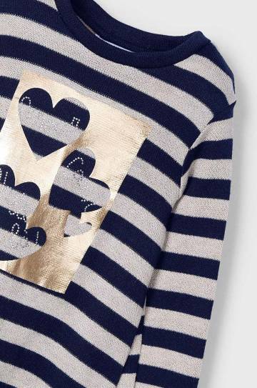 Детское платье Mayoral цвет синий mini расклешённое 4929