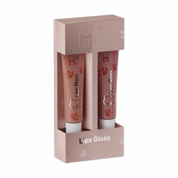Детский набор блесков для губ MiniMi Lips Gloss, 2*15 мл Детский набор блесков для губ MiniMi Lips Gloss, 2*15 мл