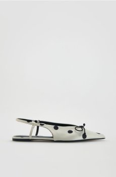 Reserved - LADIES` BALLERINAS - білий - 756FE-00X