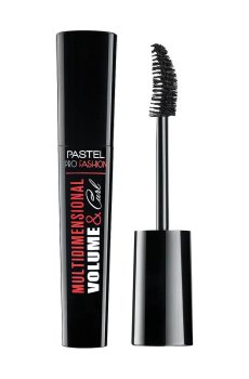 Тушь для ресниц Pastel Profashion Multidimensional Volume & Curl Mascara многомерный объем и подкручивание, Black, 12 мл