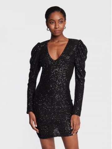 Silvian Heach Коктейльна сукня CVA22235VE Чорний Slim Fit Silvian Heach Коктейльна сукня CVA22235VE Чорний Slim Fit